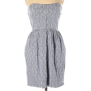 Jack Wills Cadmore Strapless Cotton Dress‎ US 6 Floral Beachy Boho Summer Ditsy